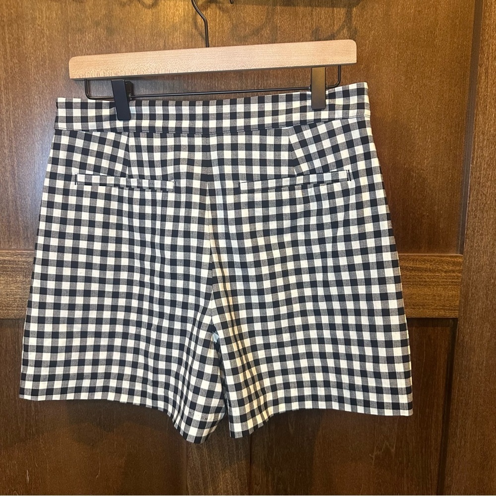 Madewell Black and White Gingham Mini Skort - Picture 5 of 8